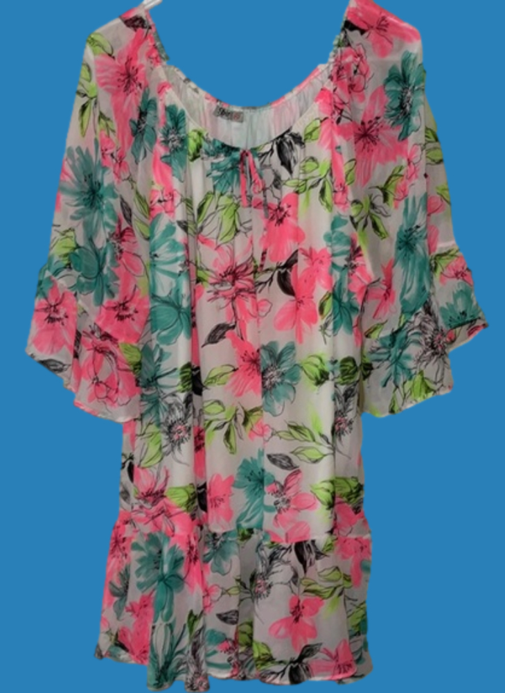 Beautiful Spin USA floral dress 3x